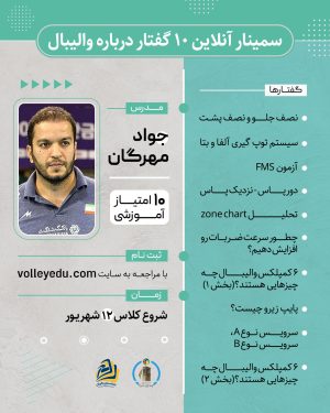 سمینار آنلاین 10 گفتار درباره والیبال